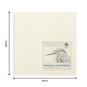 Shore & Marsh White Square Hardback Sketchbook 19cm x 19cm 95 Sheets image number 6