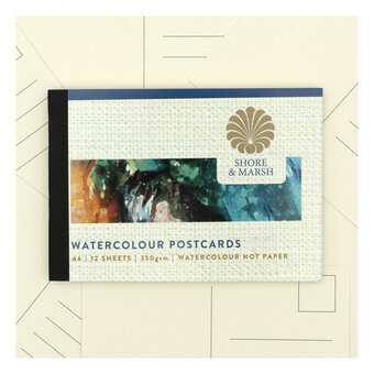 Shore & Marsh Watercolour NOT Postcards A6 12 Pack