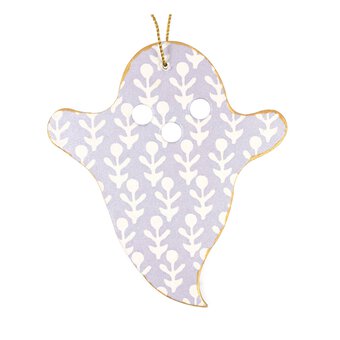 Hanging Purple Paper Ghost 15cm image number 2