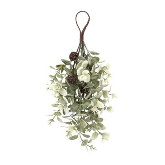 Hanging Eucalyptus Decoration with Pinecones 38cm