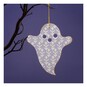 Hanging Purple Paper Ghost 15cm image number 1