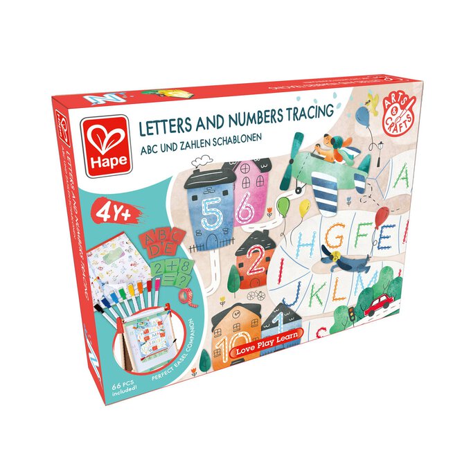 Hape Letters and Numbers Tracing Set image number 1