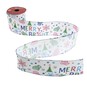 Merry and Bright Wire Edge Ribbon 63mm x 3m image number 1