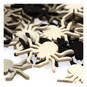 Black and White Wooden Spiders 72 Pack  image number 3