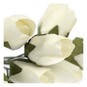 Mini Cream Rose Wired Floral Picks 10 Pack image number 3