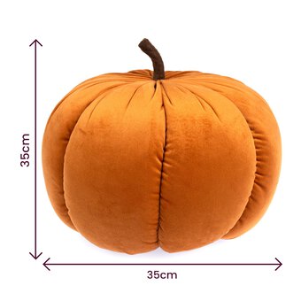 Rust Jumbo Plush Pumpkin 35cm image number 5