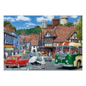 Gibsons Day Trip to Arundel Jigsaw Puzzle 500 Pieces 4 Pack