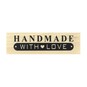 Handmade with Love Wooden Stamp 8cm x 2.5cm image number 3