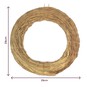 Natural Grass Wreath 29cm image number 4