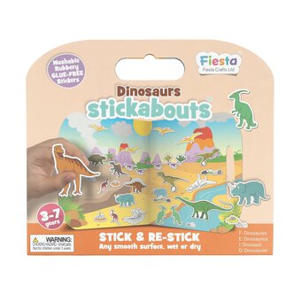 Dinosaur Stickabouts Reusable Stickers