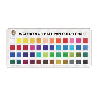 Shore & Marsh Half Pans Watercolour Set 48 Pack