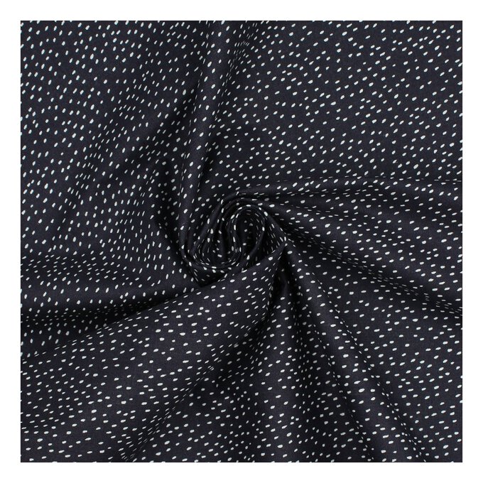 Navy Cotton Poplin Romy Fabric by the Metre image number 1