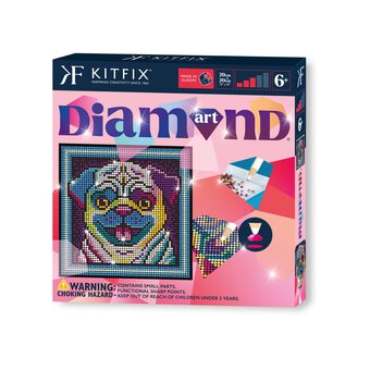 Kitfix Pug Diamond Art