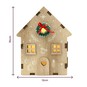 Wooden Printed Christmas House 15cm image number 5