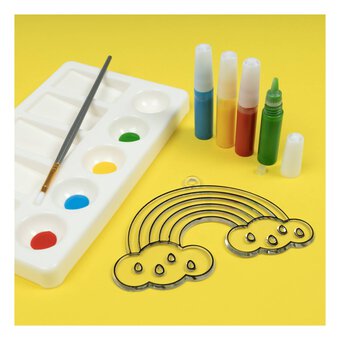 Primary Colour Suncatcher Paint Pens 6ml 4 Pack