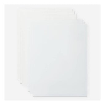 Cricut White Printable Waterproof Sticker Set A4 6 Pack image number 4