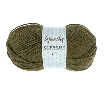 Wendy Khaki Supreme DK Yarn 100g