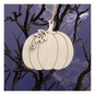 Hanging Wooden Pumpkin Decoration 9.5cm  image number 1