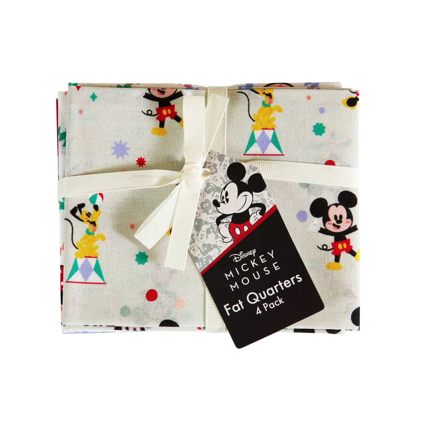 Mickey Mouse Little Performer Fat Quarters 4 Pack | Hobbycraft