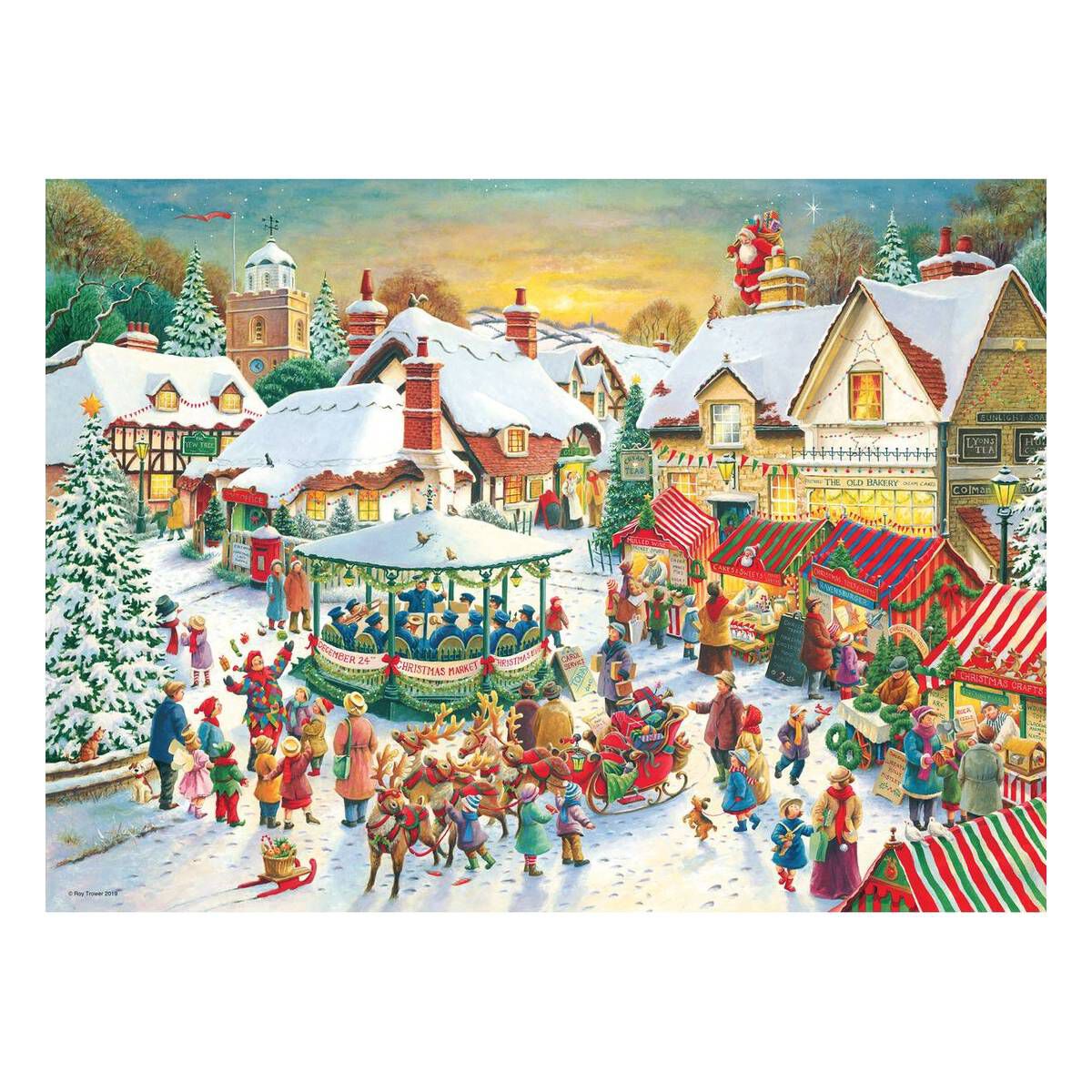 Ravensburger Christmas Collection Jigsaw Puzzles 500 Pieces 2 Pack