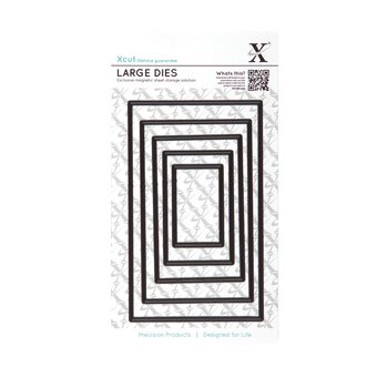 Xcut Large Nesting Rectangle Die Set 5 Pieces