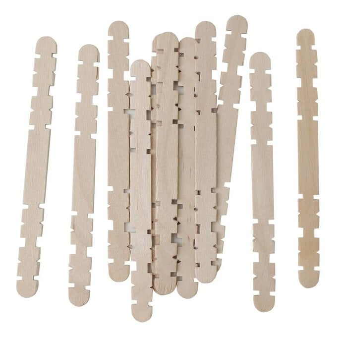Colored Jumbo Craft Sticks, Wood Craft Sticks 6 Inch (Pack of 100)