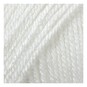 James C Brett White Second Chance DK Yarn 100g image number 2