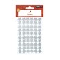 Silver Star Paper Stickers 60 Pack image number 1