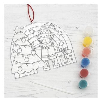 Elf Plastic Suncatcher