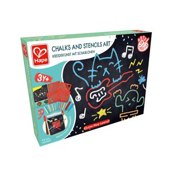 Hape Chalks and Stencils Art