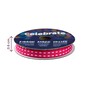 Hot Pink Grosgrain Running Stitch Ribbon 6mm x 5m image number 4