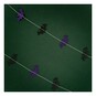 Purple and Black Paper Bat Garland 2m image number 1