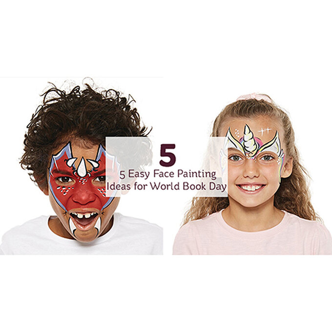 5 Easy Face Painting Ideas for World Book Day | Hobbycraft