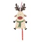 Hanging Wooden Reindeer Decoration 13cm image number 2