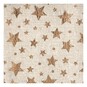 Metallic Rose Star Fabric Roll 28cm x 2m image number 5