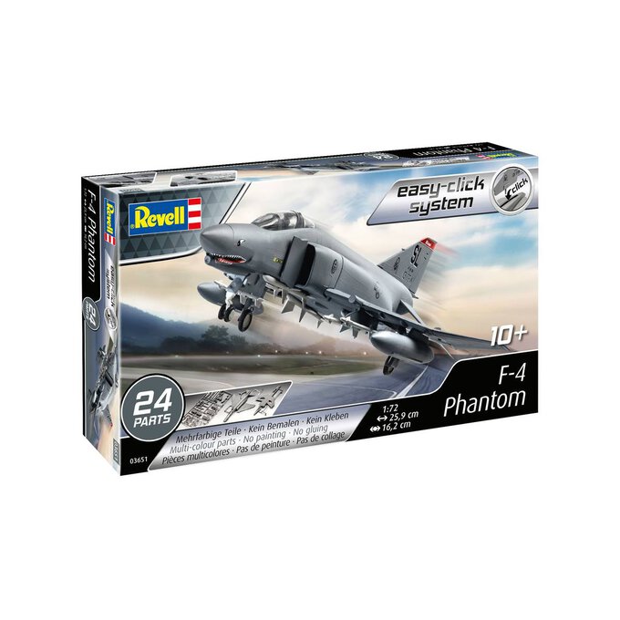 Revell Easy Click F-4 Phantom Model Kit 1:72 image number 1