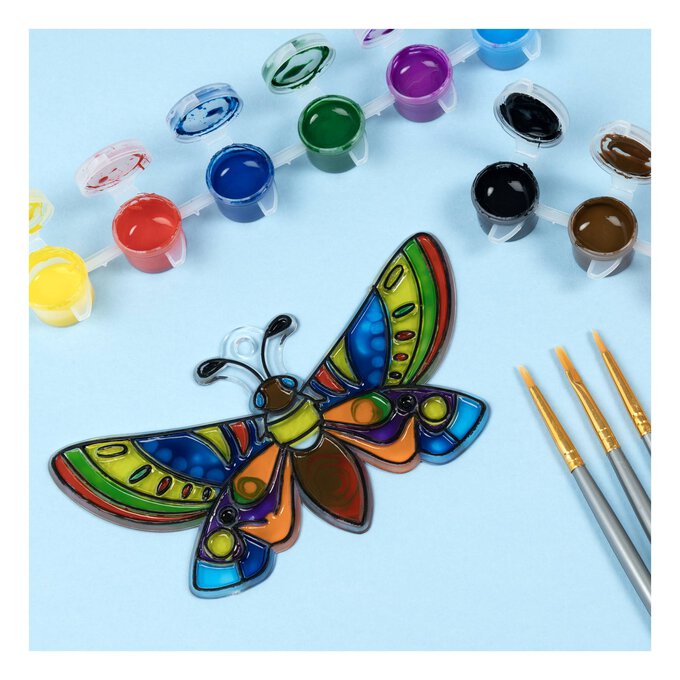 Butterfly Plastic Suncatcher 12.5cm image number 1