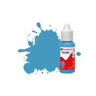 Humbrol Middle Blue Matt Acrylic Paint Dropper 14ml (89)