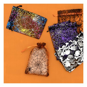 Halloween Organza Bags 8 Pack image number 4