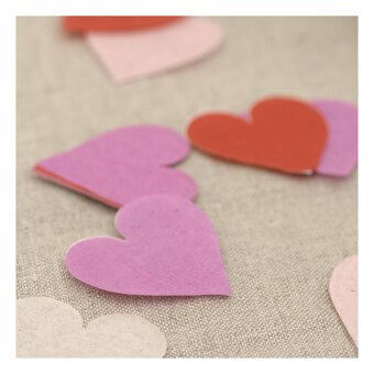 Pink Heart Tissue Paper Confetti 50g