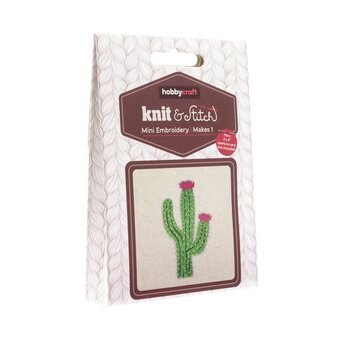 Cactus Mini Embroidery Kit