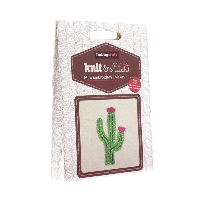 Cactus Mini Embroidery Kit image number 1