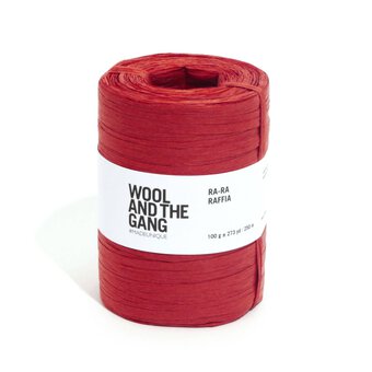 Wool and the Gang Bardot Red Ra-Ra-Raffia 100g 