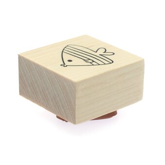 Angelfish Wooden Stamp 3.8cm x 3.8cm