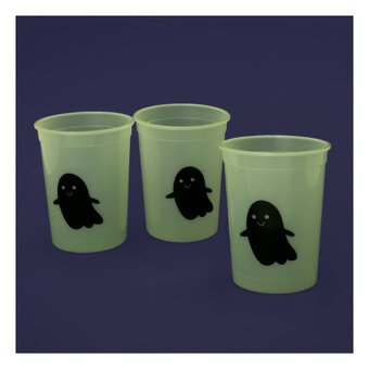 Halloween Glow-in-the-Dark Cups 3 Pack