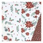 A Floral Christmas A4 Paper Pad 24 Sheets image number 4