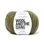 Wool and the Gang Olive Green Big Love Cotton 100g image number 1