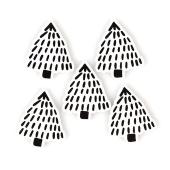 Scandi Tree Card Toppers 5 Pack 