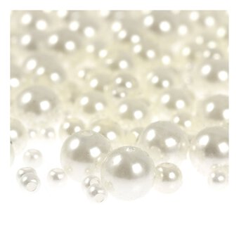 Cream Decorative Pearls 216g image number 3