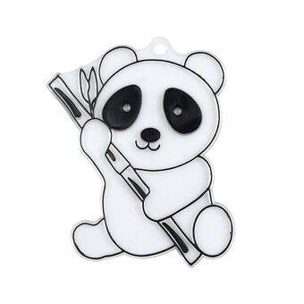 Panda Plastic Suncatcher